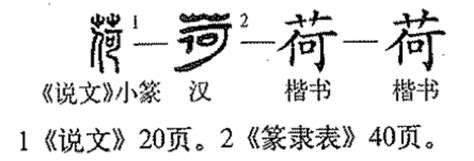 荷字義|荷（汉语汉字）